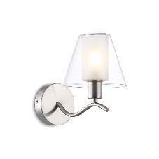 Настенный светильник Ambrella light LH57085 SN/FR никель/белый матовый E14 max 40W 230*140*200