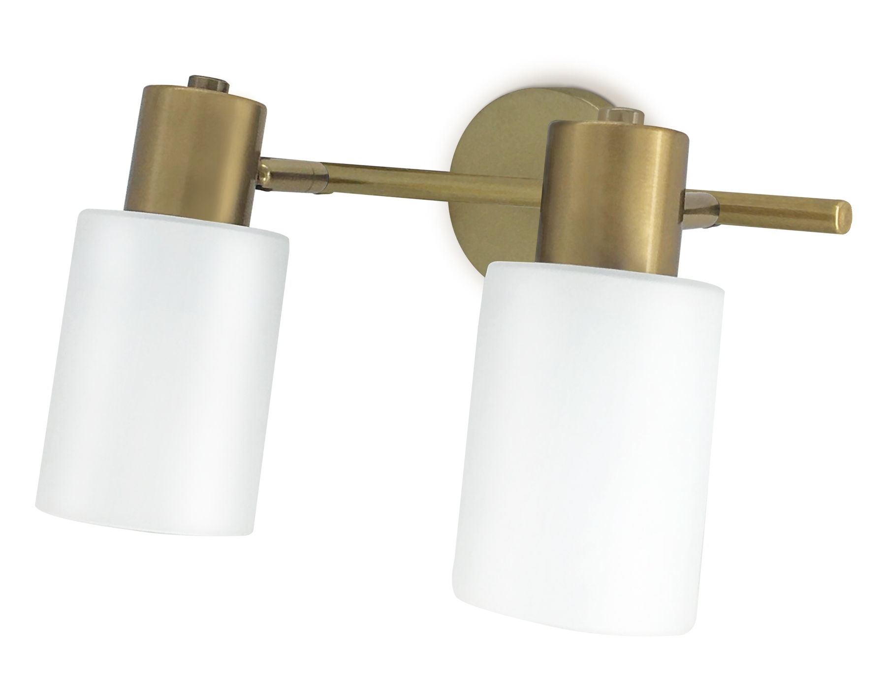 Светильник Ambrella light TR3969/2 BS/FR латунь/белый матовый E27*2 max 40W 260*80*210