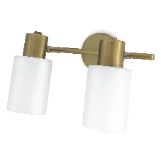 Светильник Ambrella light TR3969/2 BS/FR латунь/белый матовый E27*2 max 40W 260*80*210