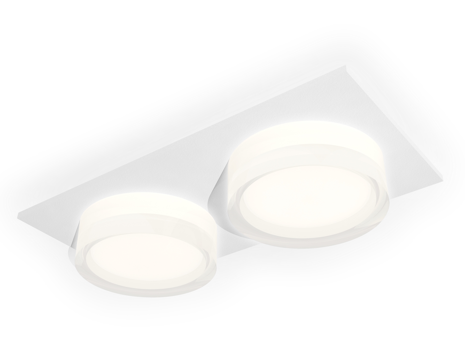 Комплект встраиваемого светильника Ambrella light XC6525066 SWH/FR/CL белый песок/белый матовый/прозрачный MR16 GU5.3 (C6525, N6241)