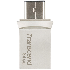 Флешка USB Transcend 64Gb JetFlash 890, USB Type-C, OTG ,Металл