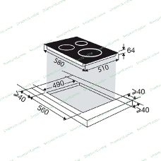 Индукционная варочная панель Brandt, 4 варочных зоны, 14 уровней мощности, индикация остаточного тепла, таймер, Ultraboost, черный