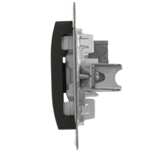 Механизм розетки TV Glossa 1DB оконечной антрацит SchE GSL000791