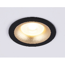 Светильник встраиваемый Ambrella light TN102725 BK/GD черный/золото GU5.3 92*92*23