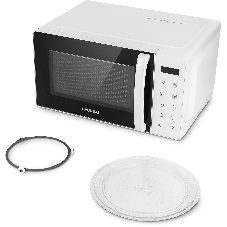 Микроволновая печь Hyundai HYM-D3029 белый/черный, 20 л, 700 Вт, переключатели - мембранные кнопки