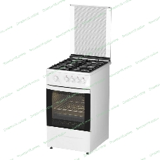 Плита газовая Darina 1D1 GM 241 008 W белый/черный, конфорок 4 шт, духовка 50 л, 50 см x 85 см x 60 см