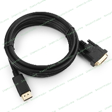 Кабель DisplayPort-DVI Gembird/Cablexpert 3м, 20M/19M, черный, экран, пакет