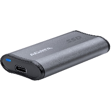 Внешний SSD ADATA Elite SE880, 500 Gb, USB 3.2 Gen 2x2 Type-C, R/W 2000/2000, серый