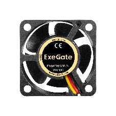 Вентилятор для корпуса ExeGate EX04020S3P-24 черный, 40 мм, 7000 об/мин, 39 дБ, 3 pin