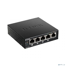 Коммутатор D-Link DGS-1005P/B3A, 5×1 Гбит/с, неуправляемый