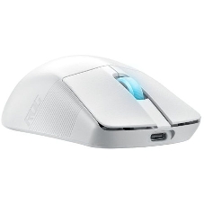 Мышь беспроводная/проводная ASUS ROG Harpe Ace Aim Lab Edition белый, 36000 dpi, радиоканал, Bluetooth, USB, кнопки - 5