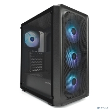 Компьютерный корпус XASTRA A407 4ARGb Black ATX/Mesh/tempered glass/4x120мм ARGb PWM fans/A407-4FC12A