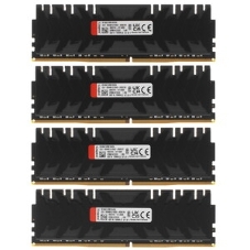 Оперативная память Kingston Fury Renegade, 64Gb (4x16GB), DDR4, 3600MHz, CL16, DIMM, с радиаторами, серый/черный