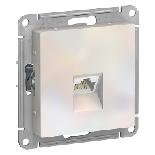 Механизм розетки USB AtlasDesign 5В 1порт х 2.1А 2порта х 1.05А жемчуг SchE ATN000433