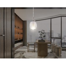Подвесной светильник Ambrella light LH11125 BK/WH/TI черный/белый/янтарь E27 max 60W D175*310