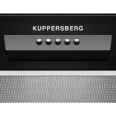 Встраиваемая вытяжка Kuppersberg INLINEA 60 B, 54х17х28 см, отвод/рециркуляция, 650 м3/ч, черный цвет