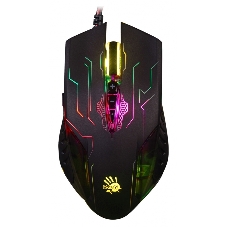 Мышь проводная A4Tech Bloody Q51 черный, 3200 dpi, USB, кнопки - 8