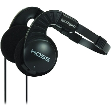 Проводные наушники Koss Sporta Pro черный, накладные, Jack 3.5 мм, складная конструкция