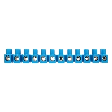 Клеммная винтовая колодка Rexant KВ-25 10-25, ток 60 A, полиэтилен синий (10 шт./уп.)