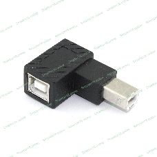 Угловой удлинитель USB Type B с поворотом вниз