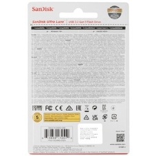 Флешка USB SanDisk Ultra Luxe (SDCZ75-032G-G46), 32Gb, USB Type-C, R/W 150/70, серебристый