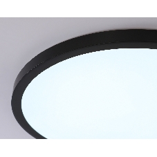 Светильник светодиодный ультратонкий Ambrella light FZ1961 BK черный IP54 40W 5000K D470*15 (Без ПДУ)