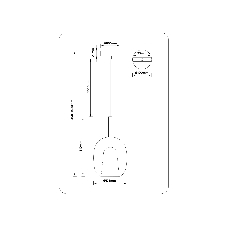 Подвесной светильник Ambrella light LH11125 BK/WH/TI черный/белый/янтарь E27 max 60W D175*310