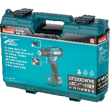 Дрель-шуруповерт Makita DF333DWYE, 12 В, 1.5 Ач, 30 Нм, щеточный