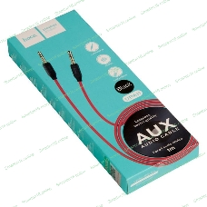 Аудио кабель 3.5 мм jack - 3.5 мм jack/HOCO HC-79293 UPA11/1m/позолоченные контакты/черный AUX