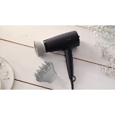 Фен Philips BHD302/30 черный, 1600 Вт, ионизация