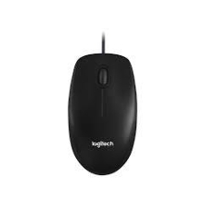 Мышь проводная Logitech M100/100R DARK/GREY (темно-серая/черная), 1000 dpi, USB, кнопки - 3