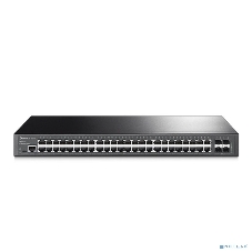 Коммутатор Jetstream 48-port gigabit L2+ managed switch with 4-gigabit uplink ports, 48 10/100/1000Mbps RJ-45 port, 4 1000Mbps SFP slots