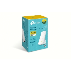 Повторитель беспроводного сигнала TP-Link SOHO RE200 10/100BASE-TX/Wi-Fi белый поставляется без кабеля RJ-45