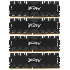 Оперативная память Kingston Fury Renegade, 64Gb (4x16GB), DDR4, 3600MHz, CL16, DIMM, с радиаторами, серый/черный