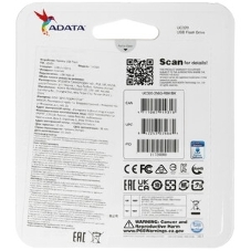 Флешка USB ADATA UC320 (UC320-256G-RBK/BK), 256Gb, USB 3.2, R/W 100/30, черный