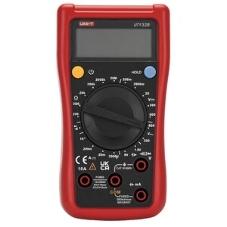Цифровой мультиметр UNI-T UT132B Напряжение постоянного/переменного тока (600 В); постоянный ток (10А); Сопротивление (20 МОм); Тест батареи