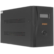 Источник бесперебойного питания ExeGate Smart LB-450.LCD.AVR.2SH (450VA/270W, LCD, AVR, 2*Schuko, батарея 12V 4.5Ah, Black)