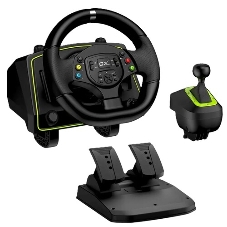 Руль Genius SpeedMaster X2 steering wheel, compatibility: PC, Windows, PS3/4/5, Xbox X/Xbox One/Xbox 360, N Switch, USB, color: черный