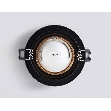 Светильник встраиваемый Ambrella light TN102725 BK/GD черный/золото GU5.3 92*92*23
