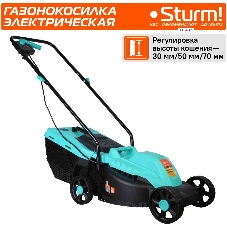 Газонокосилка электрическая Sturm EL1432, от сети, 1400 Вт