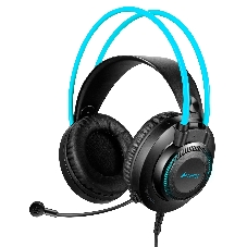 Гарнитура A4Tech Fstyler FH200i серый-синий, проводная, 3.5 мм