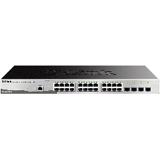 Коммутатор D-Link DGS-1210-28/ME/B2A, 24×1 Гбит/с + 4×1 Гбит/с SFP, управляемый