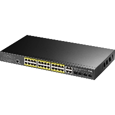 Коммутатор Cudy GS2028PS4-400W, 24×1 Гбит/с, 4×1 Гбит/с Combo (RJ-45/SFP)