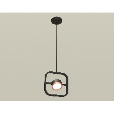 Светильник Ambrella light XB9119104 SBK/PPG черный песок/золото розовое полированное GX53 (C9119, N8126)