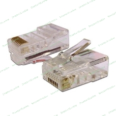 Коннектор медный LANMASTER TWT-PL45-8P8C UTP RJ45 cat.5e (упак.: 100 шт)