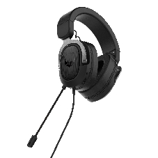 Гарнитура ASUS TUF Gaming H3 чёрный/серый, проводная, mini jack 3.5 мм, регулятор громкости, отключаемый микрофон