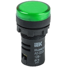 Арматура светосигнальная AD-22DS 24В AC/DC зел. IEK BLS10-ADDS-024-K06