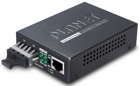 Медиаконвертер Planet GT-802S 10/100/1000Base-T to 1000Base-LX Gigabit Converter (Single Mode)