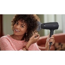 Фен Philips BHD302/30 черный, 1600 Вт, ионизация