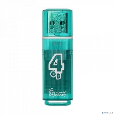 Флешка USB Smartbuy Glossy series Green (SB4 GbGS-G), 4Gb, USB 2.0, R/W 25/15, зеленый